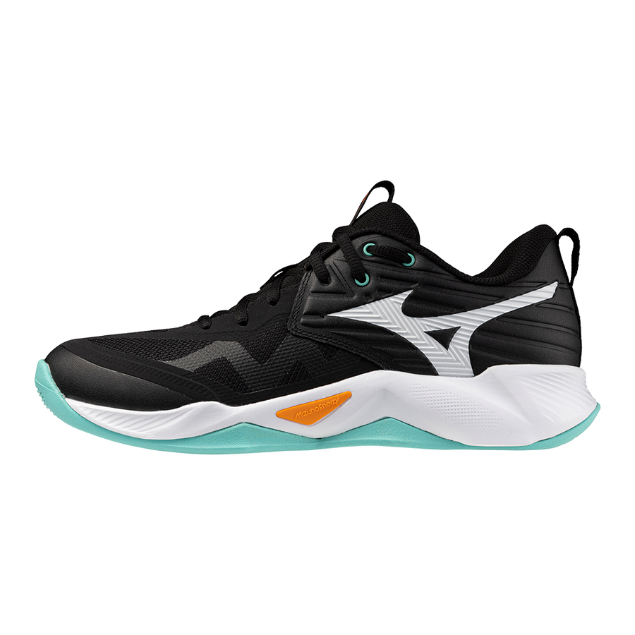 Mizuno WAVE MOMENTUM PRO Black/Tangelo/Ice Green